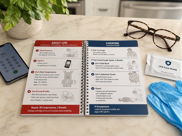 First-aid and CPR reference guide