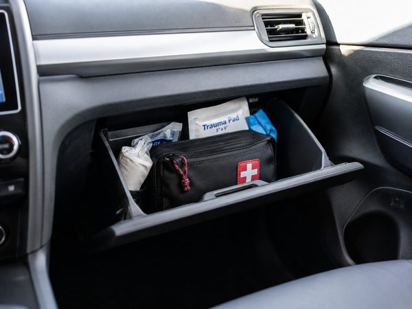 Compact car first-aid kit