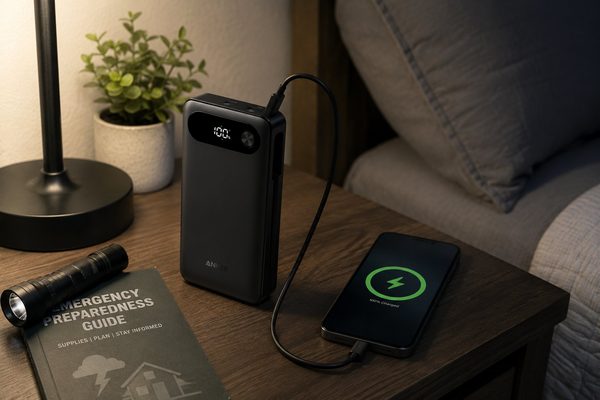 USB-C power bank for phones and small devices