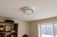 Interconnected smoke and carbon monoxide alarm